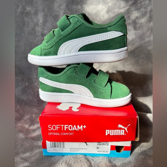 Puma Smash v2 SD V Infant/Toddler Sneakers - Size 6 - Picture 1 of 6